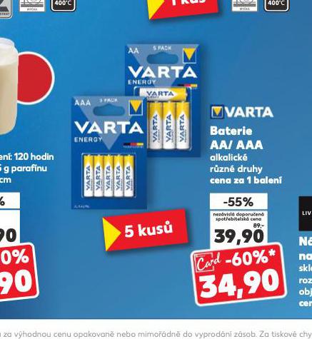 VARTA BATERIE
