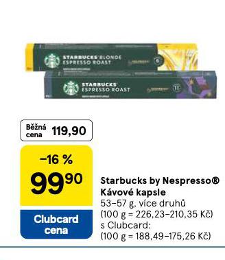 STARBUCK BY NESPRESSO KVOV KAPSLE