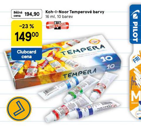 KOH-I-NOOR TEMPEROV BARVY