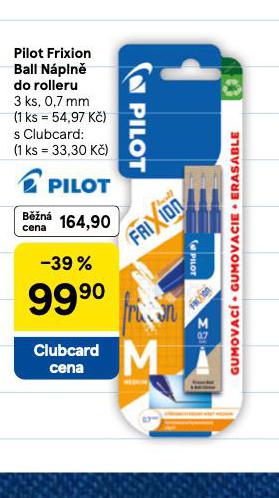 PILOT FRIXION BALL NPLN DO ROLLERU