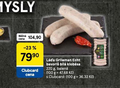 LA GRILLEMAN ECHT BAVORI BL KLOBSA