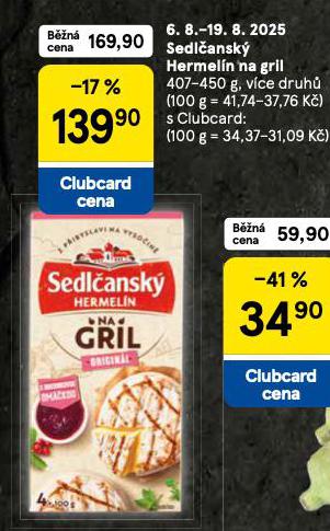 SEDLANSK HERMELN NA GRIL