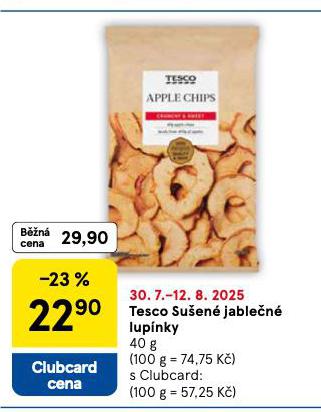 TESCO SUEN JABLEN LUPNKY