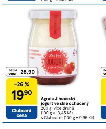 AGROLA JIHOESK JOGURT VE SKLE OCHUCEN