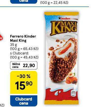 FERRERO KINDER MAXI KING