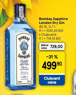 BOMBAY SAPPHIRE LONDON DRY GIN
