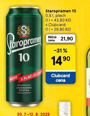 PIVO STAROPRAMEN 10