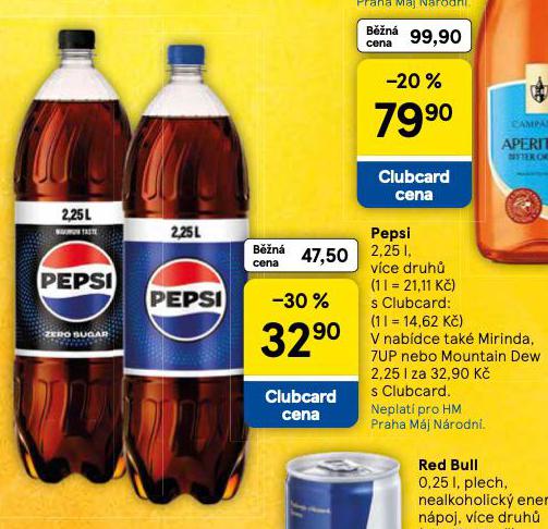 PEPSI, MIRINDA, 7UP, MOUNTAIN DEW
