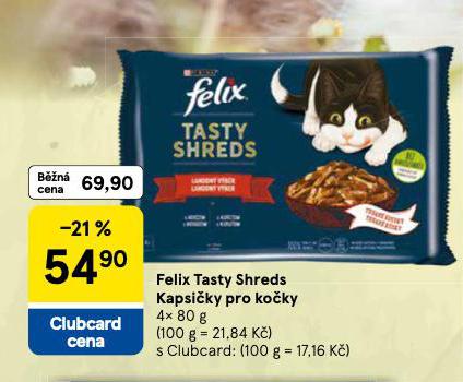 FELIX TASTY SHREDS KAPSIKY PRO KOKY