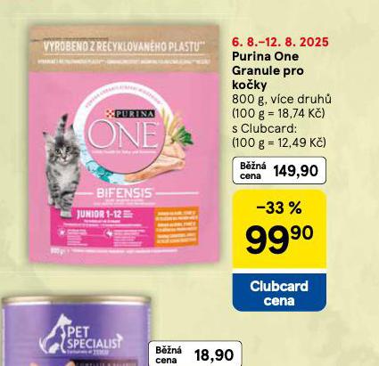 PURINA ONE GRANULE PRO KOKY