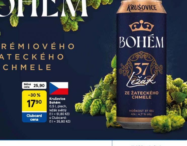 PIVO KRUOVICE BOHM