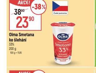 OLMA SMETANA KE LEHN 33%