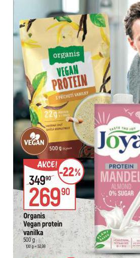 ORGANIS VEGAN PROTEIN VANILKA