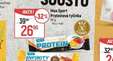 MAXSPORT PROTEINOV TYINKA S PCHUT