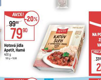 HOTOV JDLA APETIT, HAM