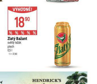 PIVO ZLAT BAANT