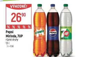 PEPSI, MIRINDA, 7UP