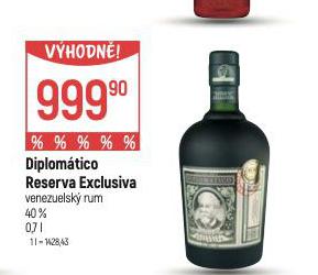 DIPLOMTICO RESERVA EXCLUSIVE