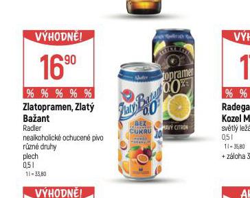 ZLATOPRAMEN, ZLAT BAANT RADLER
