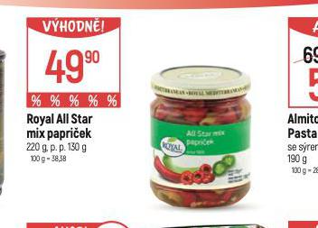 ROYAL ALL STAR MIX PAPRIEK