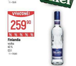 FINLANDIA VODKA