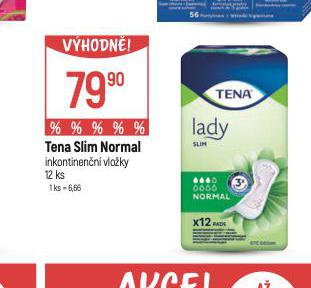 TENA SLIM NORMAL INKONTINENN VLOKY