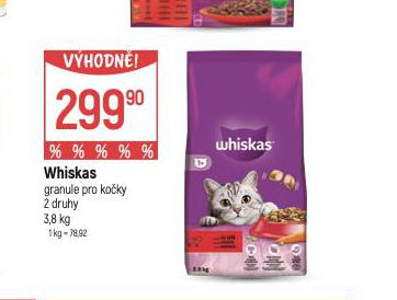 WHISKAS GRANULE PRO KOKY