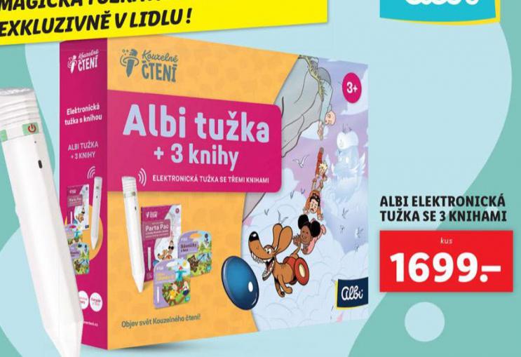 ALBI ELEKTRONICK TUKA SE 3 KNIHAMI