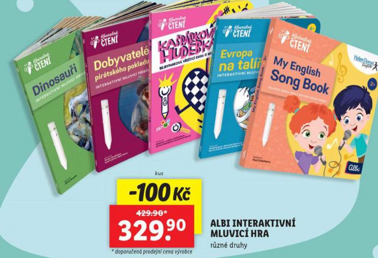 ALBI INTERAKTIVN MLUVIC HRA