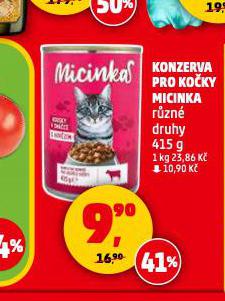 KONZERVA PRO KOKY MICINKA
