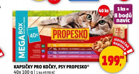 PROPESKO KAPSIKY PRO PSY
