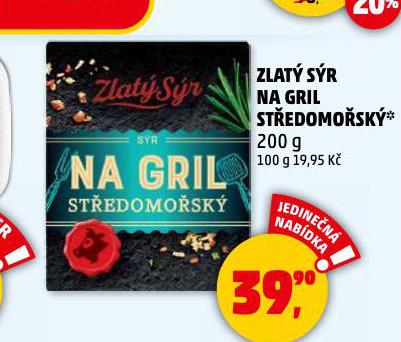ZLAT SR NA GRIL STEDOMOSK