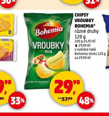 CHIPSY VROUBKY BOHEMIA