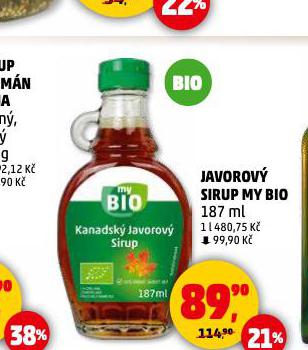 JAVOROV SIRUP MY BIO