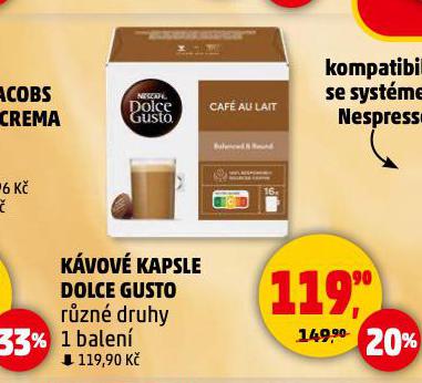 KVOV KAPSLE DOLCE GUSTO
