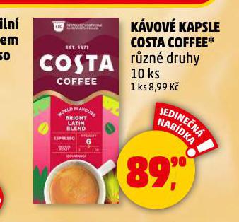 COSTA COFFEE KVOV KAPSLE