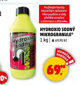 HYDROXID SODN MIKROGRANULE