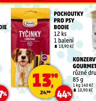 BODIE POCHOUTKY PRO PSY