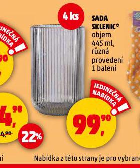 SADA SKLENIC