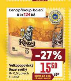PIVO VELKOPOPOVICK KOZEL 10