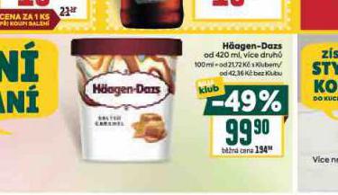 HAGEN DAZS ZMRZLINA