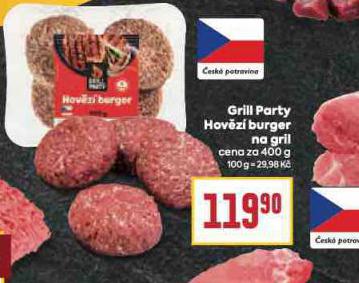 HOVZ BURGER NA GRIL