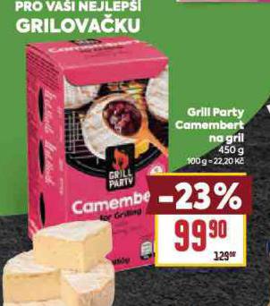 GRIL PARTY CAMEMBERT NA GRIL