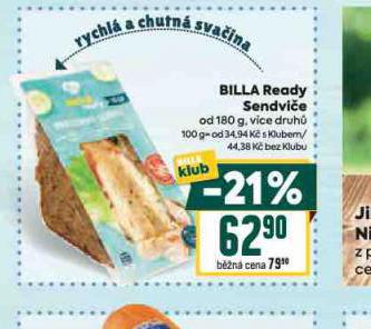 BILLA READY SENDVIE
