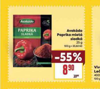 AVOKDO PAPRIKA MLET SLADK
