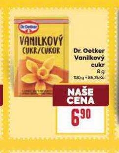 DR. OETKER VANILKOV CUKR