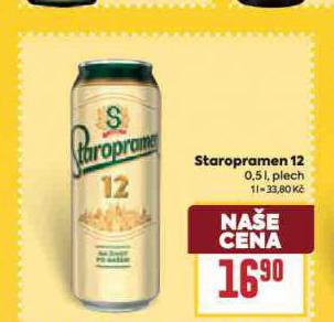 PIVO STAROPRAMEN 12