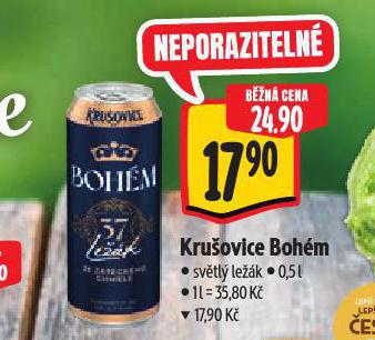 PIVO KRUOVICE BOHM