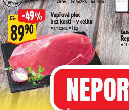 VEPOV PLEC BEZ KOSTI