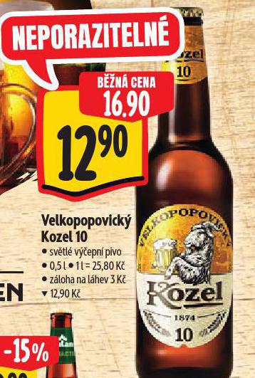 PIVO VELKOPOPOVICK KOZEL 10